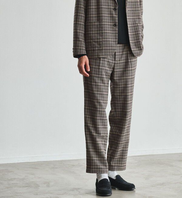 UNITED ARROWS green label relaxing「ウォッシャブル フラノ 1P ユーティリティ パンツ -ストレッチ-」|その他|MD.BROWN