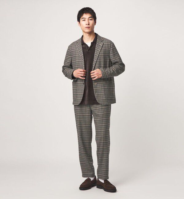 UNITED ARROWS green label relaxing「ウォッシャブル フラノ リラックス ジャケット -ストレッチ-」|テーラードジャケット|