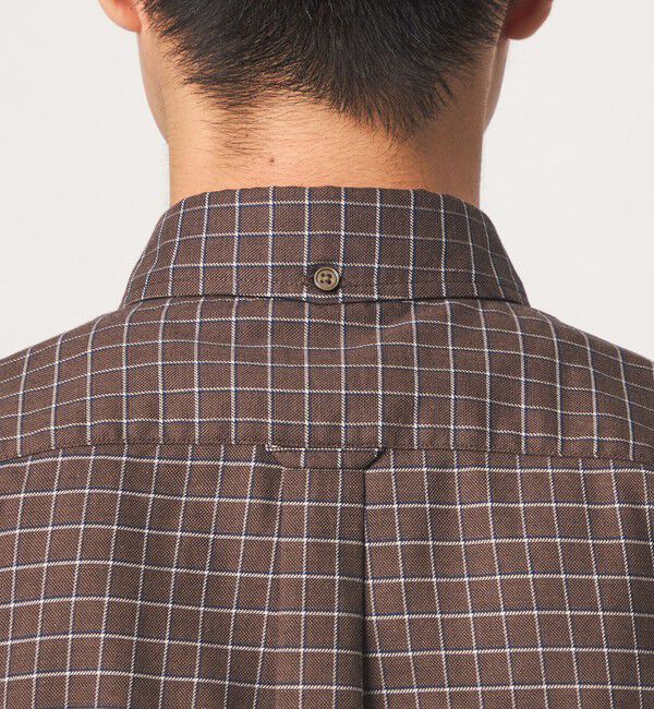 UNITED ARROWS green label relaxing「ナチュラルフィット ビエラチェック ボタンダウン 長袖 シャツ」|シャツ・ブラウス|