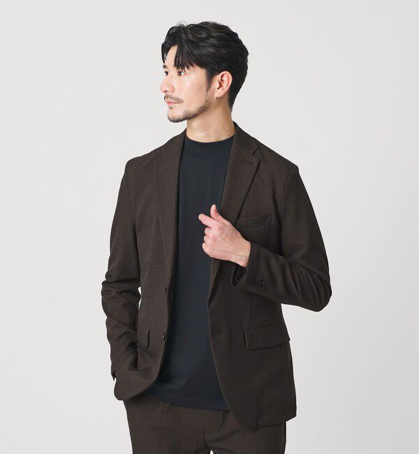 BEAUTY&YOUTH UNITED ARROWS「【WEB限定 WARDROBE SMART】LANATEC セットアップ/背抜きジャケット＆イージーパンツ」|スーツ|