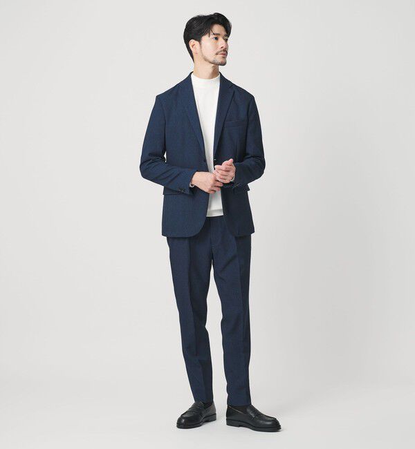 BEAUTY&YOUTH UNITED ARROWS「【WEB限定 WARDROBE SMART】LANATEC セットアップ/背抜きジャケット＆イージーパンツ」|スーツ|