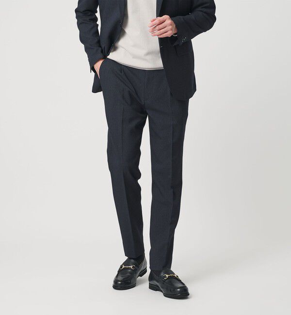 BEAUTY&YOUTH UNITED ARROWS「【WEB限定 WARDROBE SMART】LANATEC セットアップ/背抜きジャケット＆イージーパンツ」|スーツ|