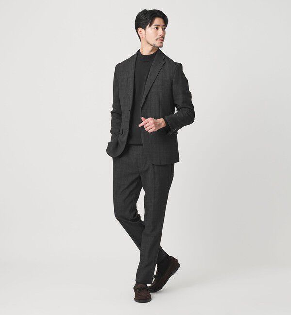 BEAUTY&YOUTH UNITED ARROWS「【WEB限定 WARDROBE SMART】LANATEC セットアップ/背抜きジャケット＆イージーパンツ」|スーツ|
