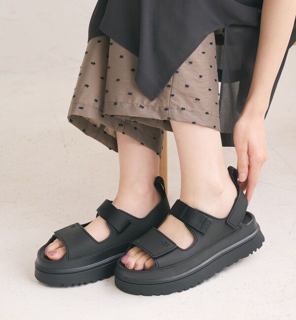 BEAUTY&YOUTH UNITED ARROWS「＜UGG＞ゴールデングロウ サンダル」|サンダル|BLACK