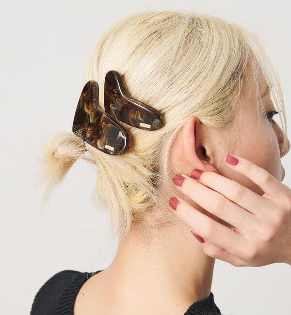 BEAUTY&YOUTH UNITED ARROWS「＜LAPUIS＞Plump heart バレッタ/Lサイズ」|ヘアバンド|