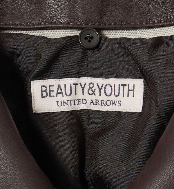 BEAUTY&YOUTH UNITED ARROWS「レザーカラー スムース ダック カバーオール」|その他|