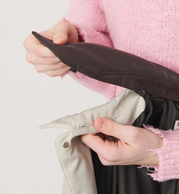 BEAUTY&YOUTH UNITED ARROWS「レザーカラー スムース ダック カバーオール」|その他|