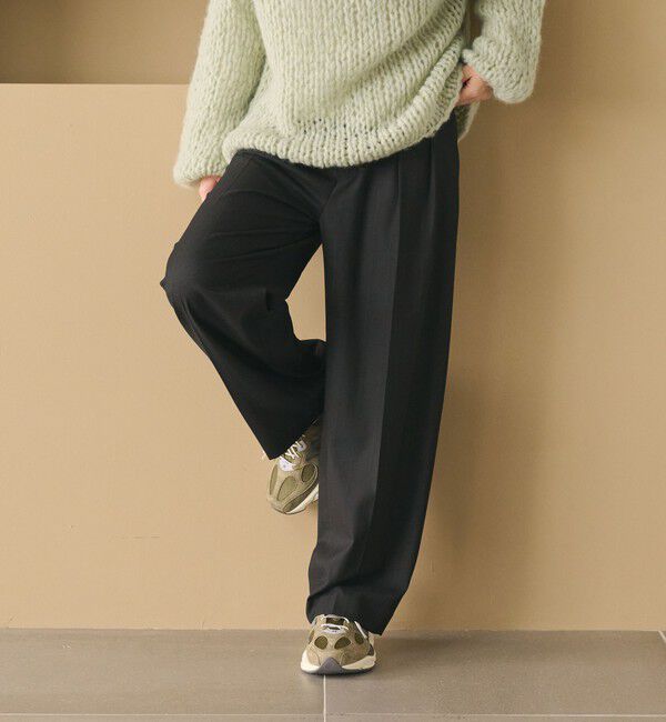 BEAUTY&YOUTH UNITED ARROWS「シャドーストライプ タック ワイドパンツ ウォッシャブル」|その他|
