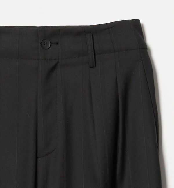 BEAUTY&YOUTH UNITED ARROWS「シャドーストライプ タック ワイドパンツ ウォッシャブル」|その他|