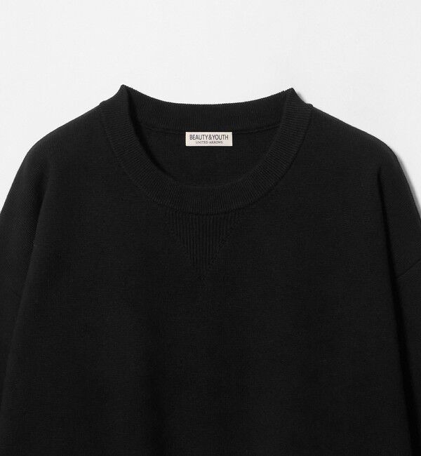 BEAUTY&YOUTH UNITED ARROWS「コットン カシミヤ ミラノリブ スウェットライク ニット」|ニット・セーター|