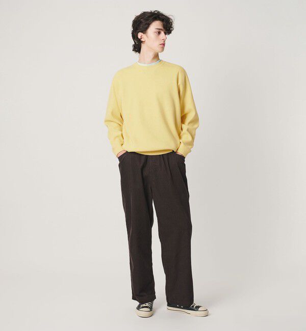 BEAUTY&YOUTH UNITED ARROWS「コットン カシミヤ ミラノリブ スウェットライク ニット」|ニット・セーター|