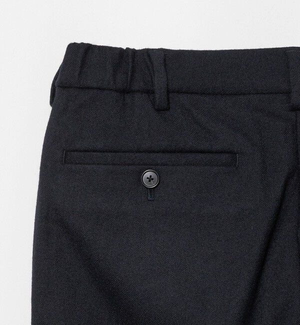 BEAUTY&YOUTH UNITED ARROWS「ストレッチ サキソニー ノープリーツ テーパードパンツ NO.2 セットアップ対応」|チノ|