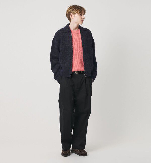 BEAUTY&YOUTH UNITED ARROWS「バブル ニット ジップ ジャケット」|カーディガン|