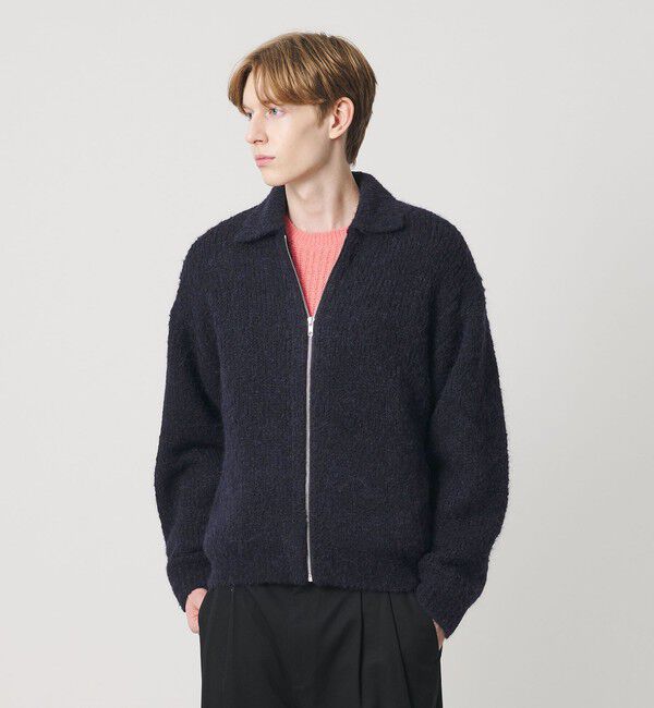 BEAUTY&YOUTH UNITED ARROWS「バブル ニット ジップ ジャケット」|カーディガン|