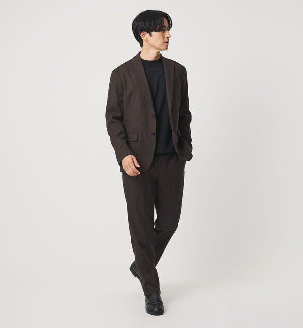 BEAUTY&YOUTH UNITED ARROWS「ストレッチ サキソニー 2ボタン ジャケット セットアップ対応」|テーラードジャケット|