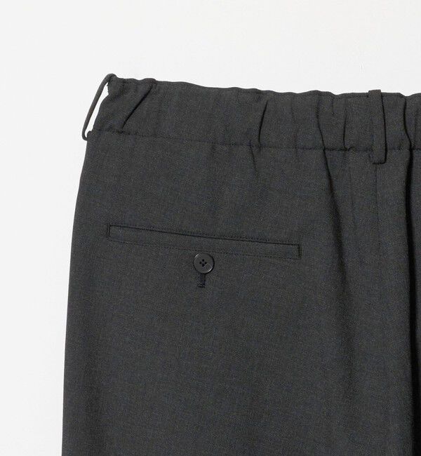 BEAUTY&YOUTH UNITED ARROWS「ダブルクロス 1プリーツ イージーパンツ No.7 タテヨコストレッチ」|チノ|