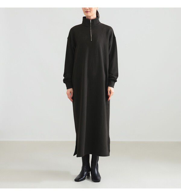 BEAMS SELECTION for WOMEN「【別注】SLOANE / 裏毛 ハーフジップ ワンピース」|ワンピース|