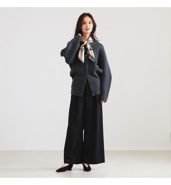 Demi-Luxe BEAMS 「ウール Vネック ニットブルゾン」|ブルゾン・スタジャン|