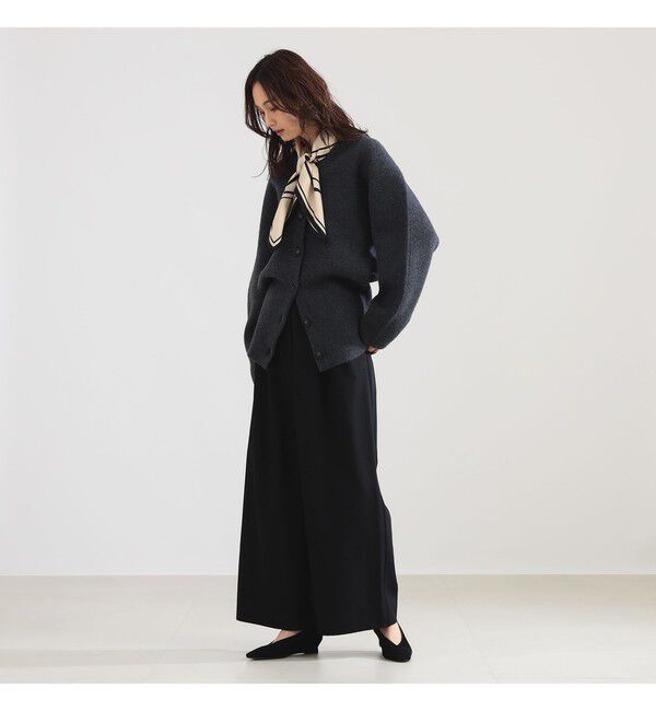 Demi-Luxe BEAMS 「ウール Vネック ニットブルゾン」|ブルゾン・スタジャン|
