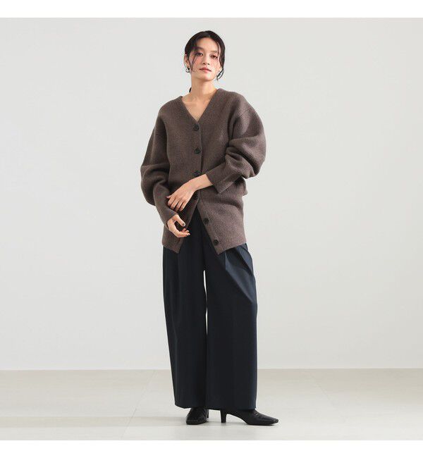 Demi-Luxe BEAMS 「ウール Vネック ニットブルゾン」|ブルゾン・スタジャン|