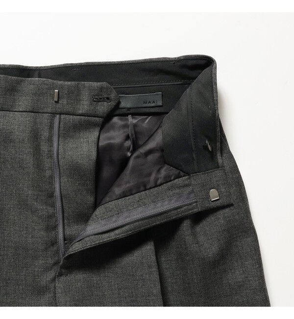 MAAI「Wool 2Tuck Trousers」|チノ|