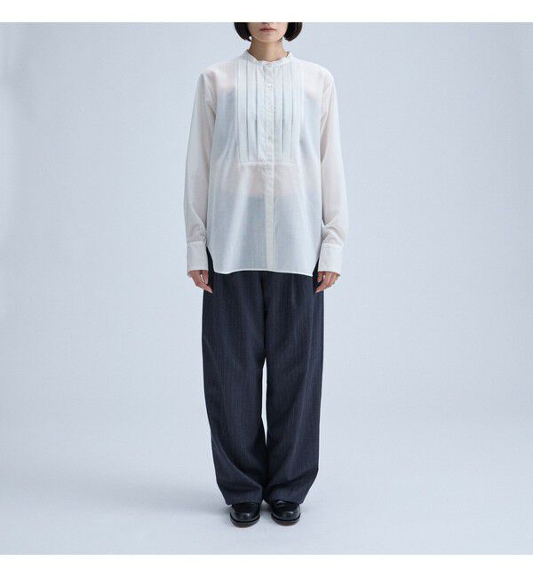 MAAI「Sheer Tucked Blouse」|シャツ・ブラウス|