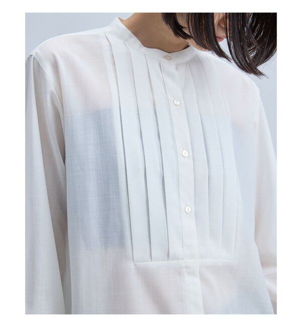 MAAI「Sheer Tucked Blouse」|シャツ・ブラウス|
