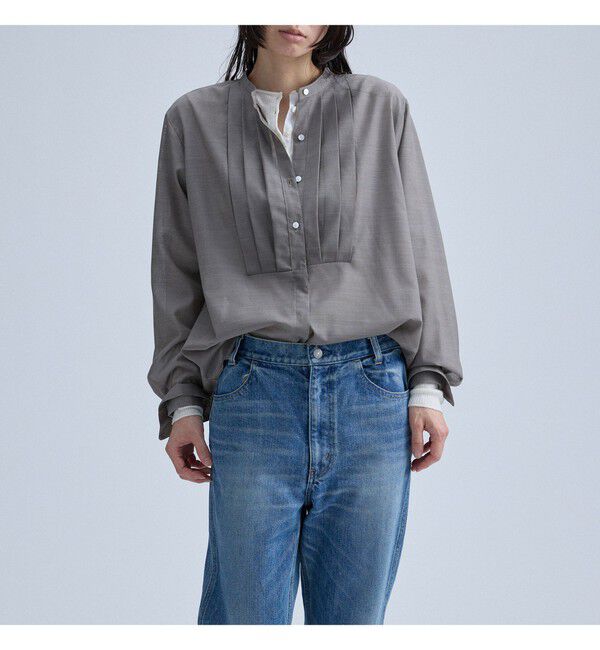 MAAI「Sheer Tucked Blouse」|シャツ・ブラウス|