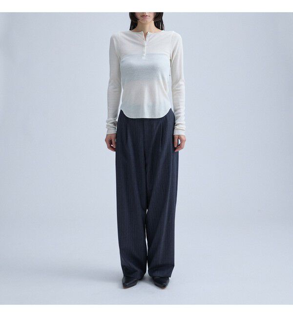 MAAI「Ribbed Henley Pullover」|Tシャツ・カットソー|