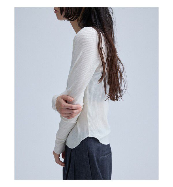 MAAI「Ribbed Henley Pullover」|Tシャツ・カットソー|
