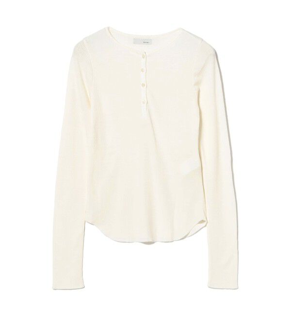 MAAI「Ribbed Henley Pullover」|Tシャツ・カットソー|