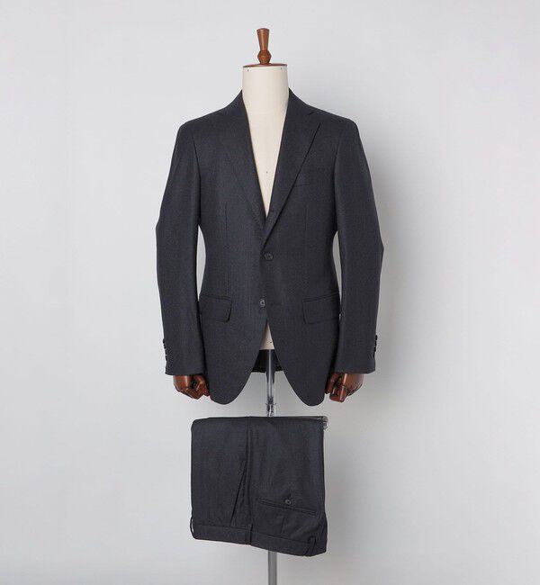SHIPS「SHIPS: VITALE BARBERIS CANONICO 120'S ピンヘッド スーツ」|スーツ|ダークグレー