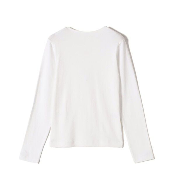 SHIPS for women「gicipi:バック U ロング スリーブ Tシャツ（CECE）」|Tシャツ・カットソー|ホワイト