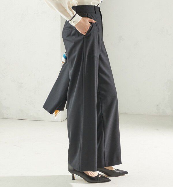 SHIPS for women「〈手洗い可能〉DELEGANT  ストレート パンツ（セットアップ対応）」|その他|
