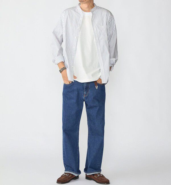 SHIPS「【WEB限定】〈選べる2シルエット展開〉SHIPS: JAPAN セルビッチ 2シルエット デニム」|デニム|