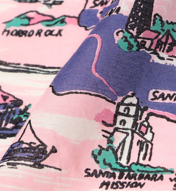 SHIPS for women「【SHIPS別注/PINK RIBBONチャリティー】BINDU: スカーフ 64&times;64」|バンダナ・スカーフ|