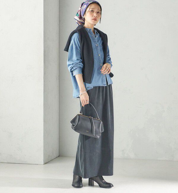 SHIPS for women「【SHIPS別注/PINK RIBBONチャリティー】BINDU: スカーフ 64&times;64」|バンダナ・スカーフ|