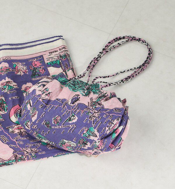 SHIPS for women「【SHIPS別注/PINK RIBBONチャリティー】BINDU: スカーフ 64&times;64」|バンダナ・スカーフ|
