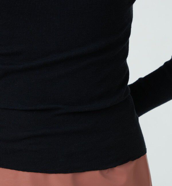 Ballsey「コットンシルクリブ タートルネックプルオーバー」|Tシャツ・カットソー|