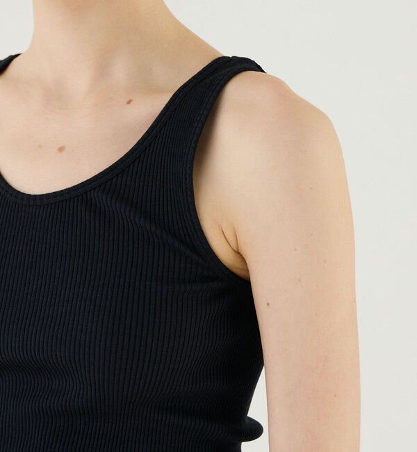 GALERIE VIE「コットンシルクリブ タンクトップ」|タンクトップ|