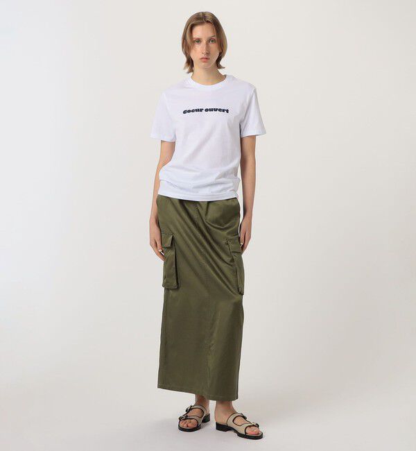 TOMORROWLAND BUYING WEAR「Les Petits Basics Open heart ハーフスリーブプルオーバー」|Tシャツ・カットソー|