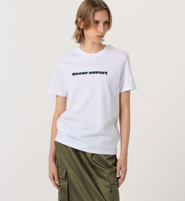 TOMORROWLAND BUYING WEAR「Les Petits Basics Open heart ハーフスリーブプルオーバー」|Tシャツ・カットソー|