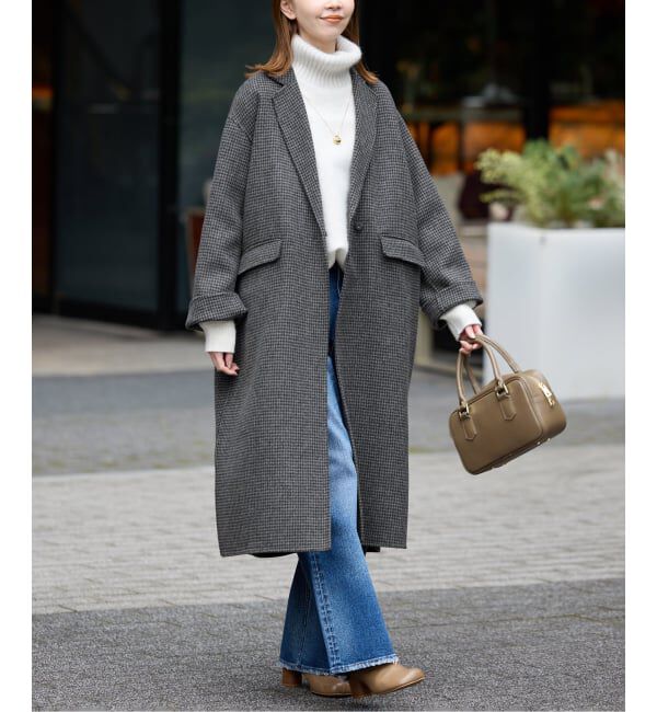 SLOBE IENA「《追加2》souple woolダブルフェイスチェスターコート」|チェスターコート|