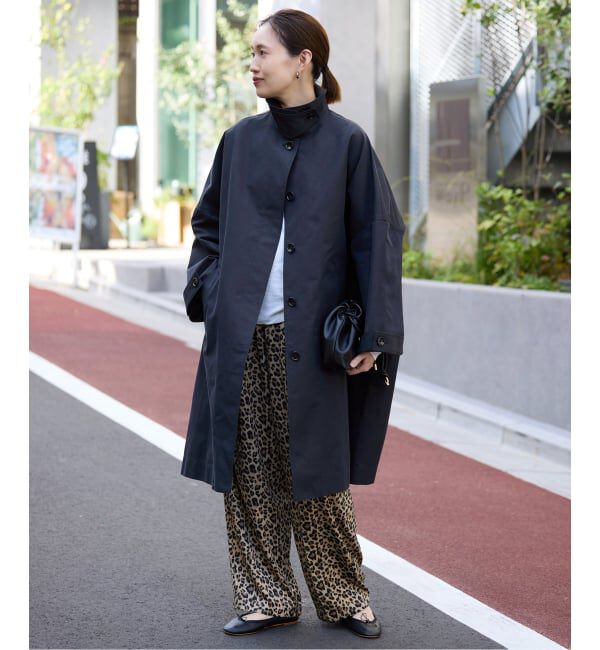 SLOBE IENA「《追加》ドルマンスリーブコート」|ステンカラーコート|