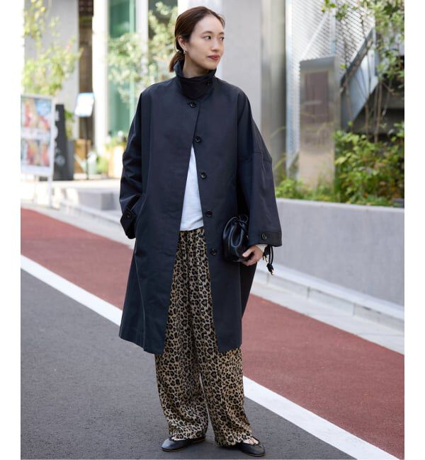 SLOBE IENA「《追加》ドルマンスリーブコート」|ステンカラーコート|