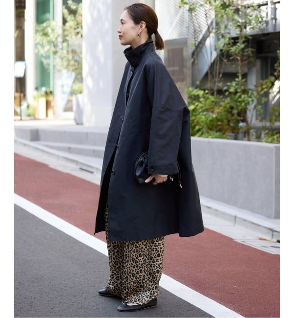 SLOBE IENA「《追加》ドルマンスリーブコート」|ステンカラーコート|