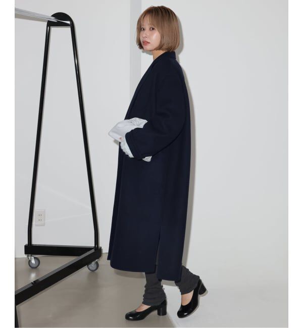 SLOBE IENA「《シリーズあり/追加予約》souple woolダブルフェイスチェスターコート」|チェスターコート|