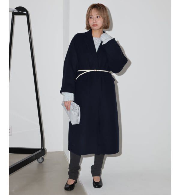 SLOBE IENA「《シリーズあり/追加予約》souple woolダブルフェイスチェスターコート」|チェスターコート|