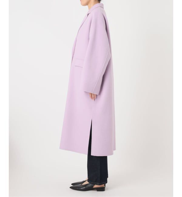 SLOBE IENA「《シリーズあり/追加予約》souple woolダブルフェイスチェスターコート」|チェスターコート|