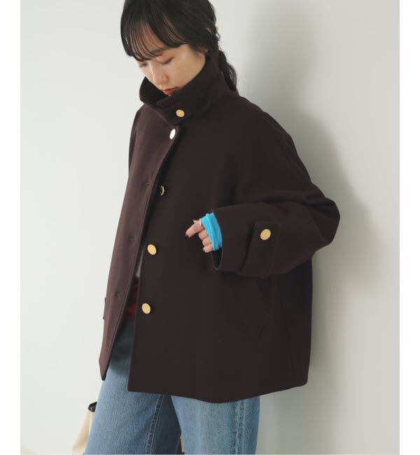 SLOBE IENA「《予約》TRADITIONAL WEATHERWEAR SLOBE別注 MALTON B/T SHORT」|ステンカラーコート|ブラウン